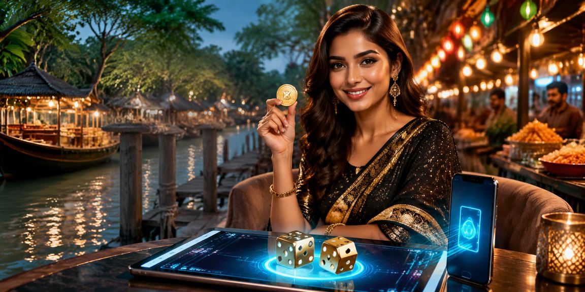 সুন্দরবন থিমে ডাইস গেম নাইট মার্কেট ভাইব